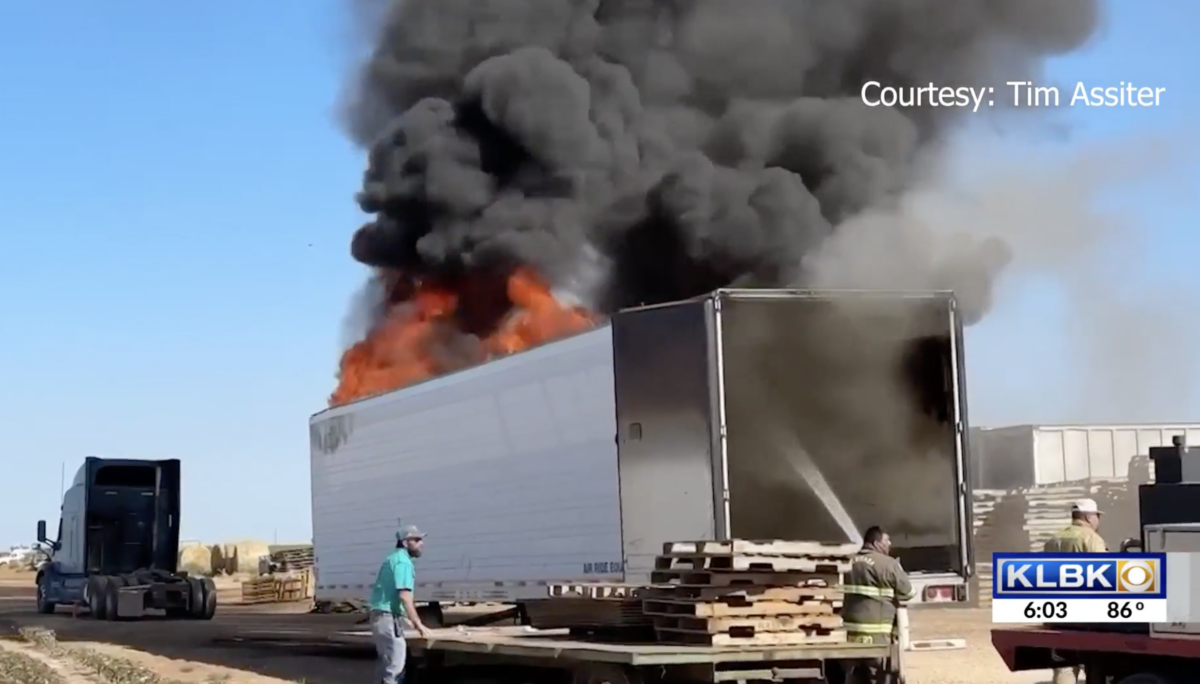 Exploded reefer takes out farmer’s entire truckload of specialty pumpkins 