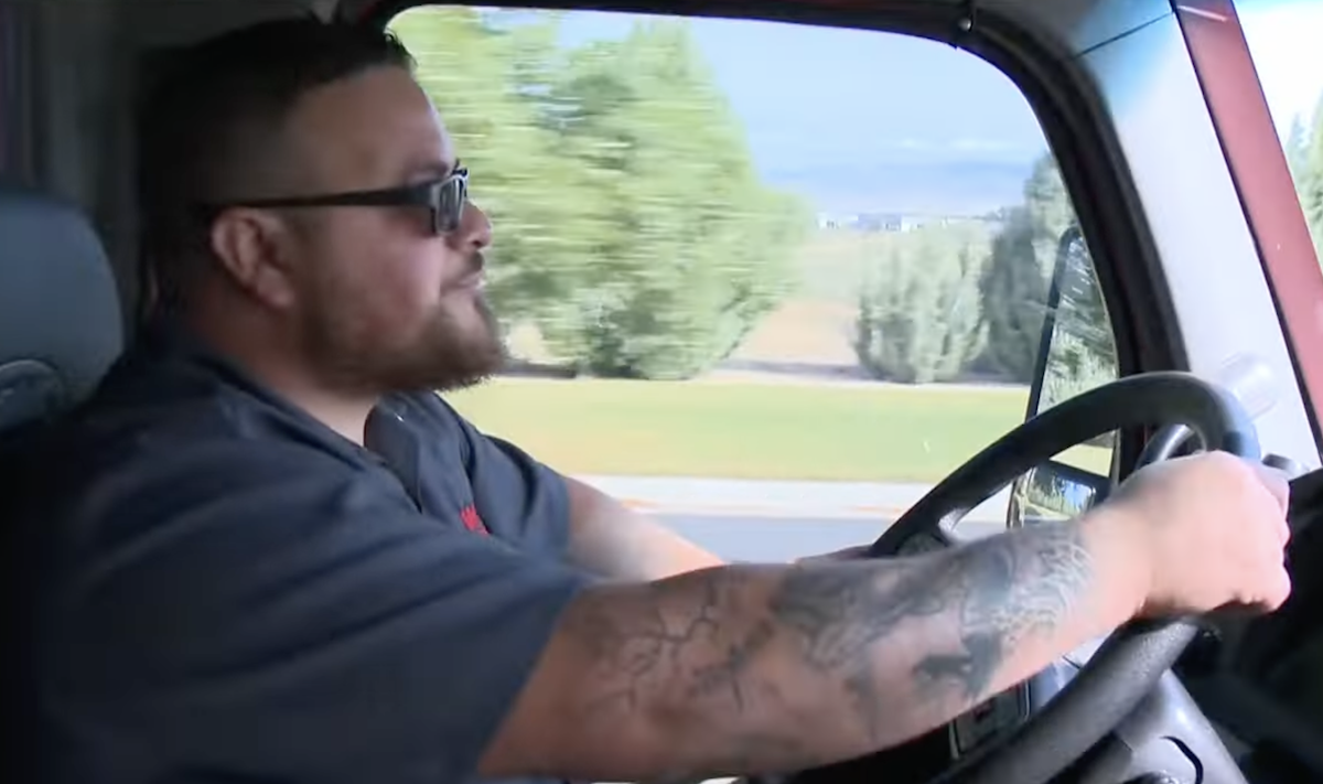 Driver gets “choked up” every time he thinks about the human trafficking victim he helped save