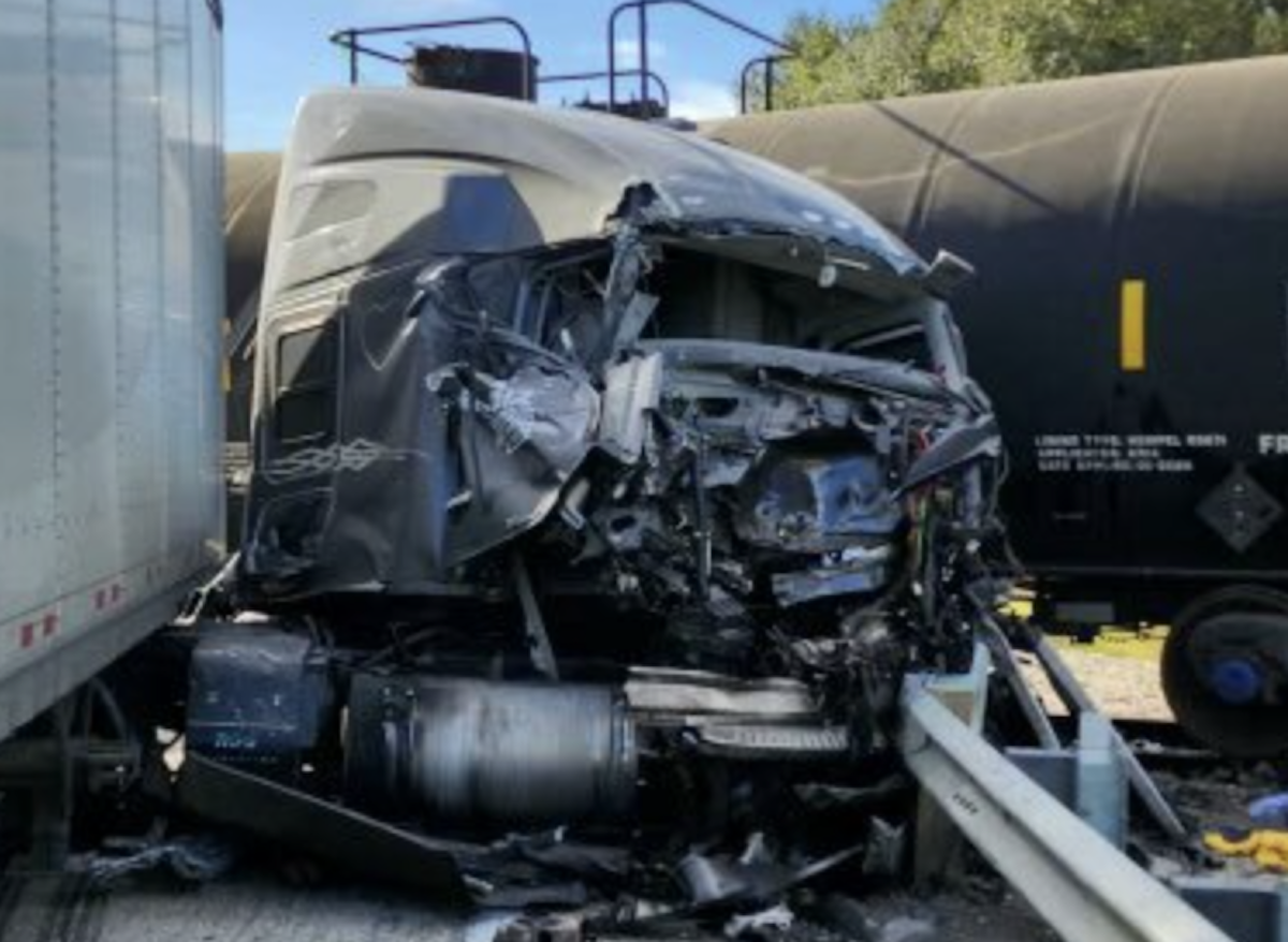 FHP: Truck driver failed to stop for oncoming train, causing derailment