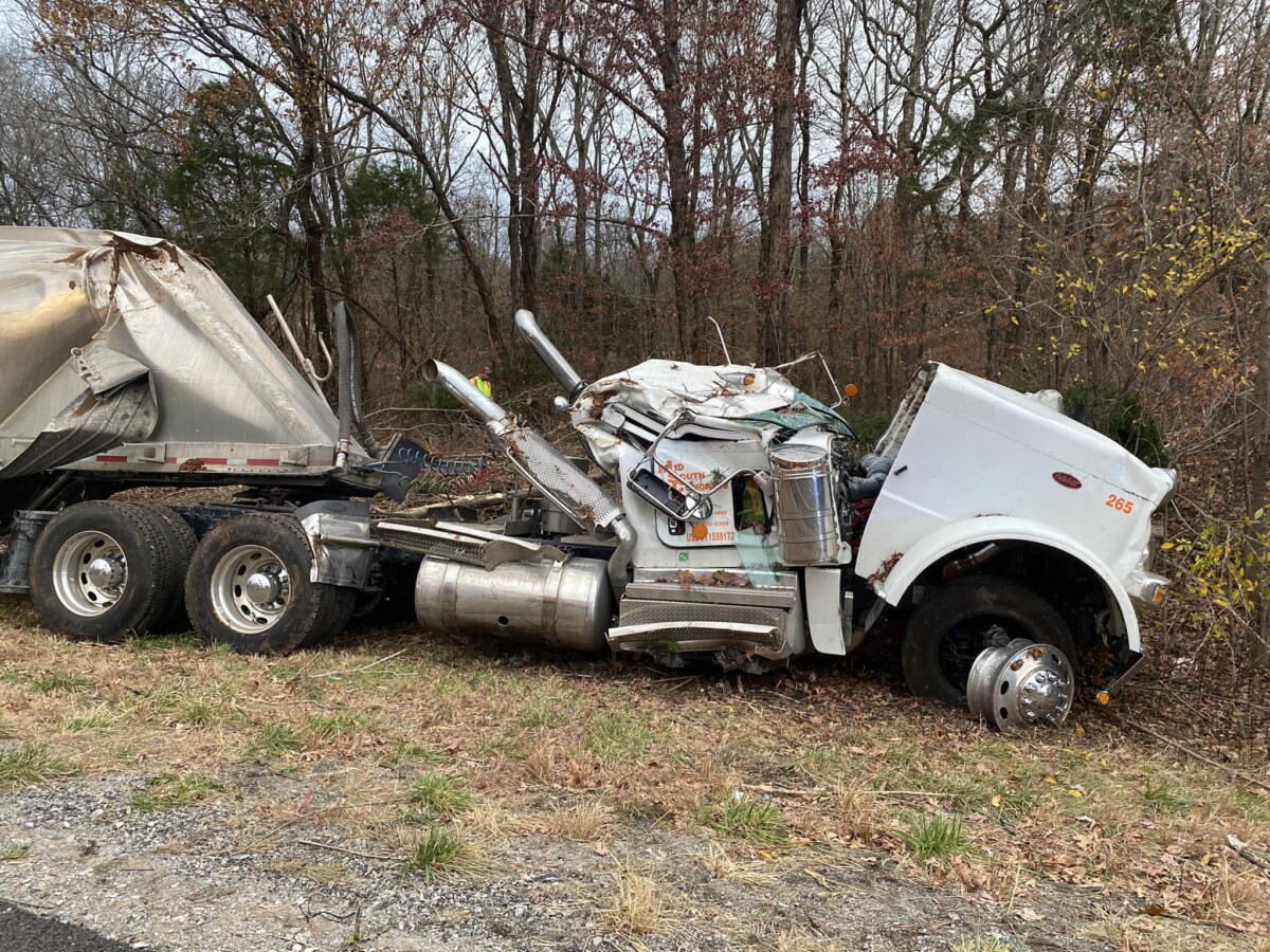 Truck driver ‘miraculously’ walked away from crash that completely crumpled cab