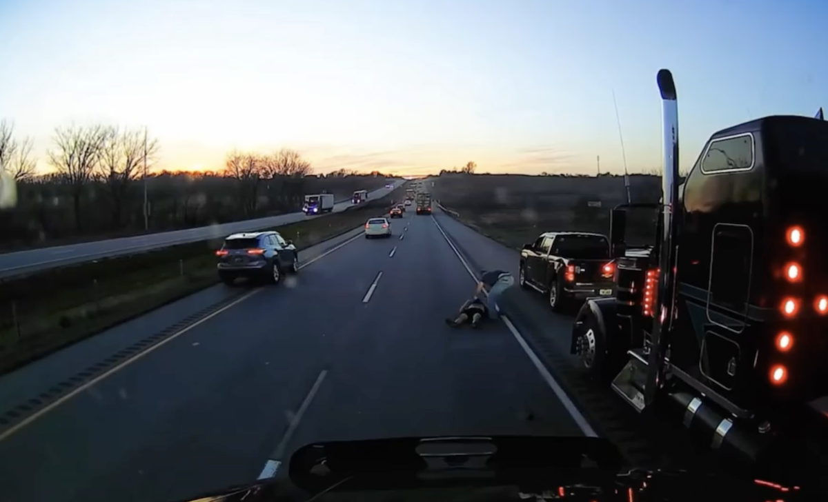 WATCH: Driver fights motorist in middle of highway in road-rage overkill