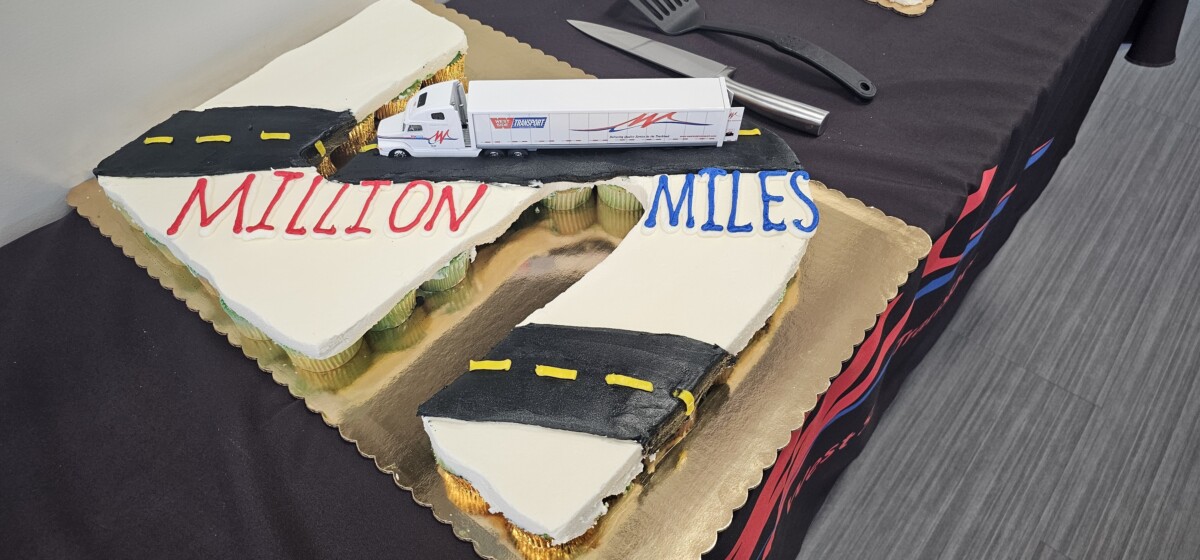 Truck driver recognized for achieving five million safe miles