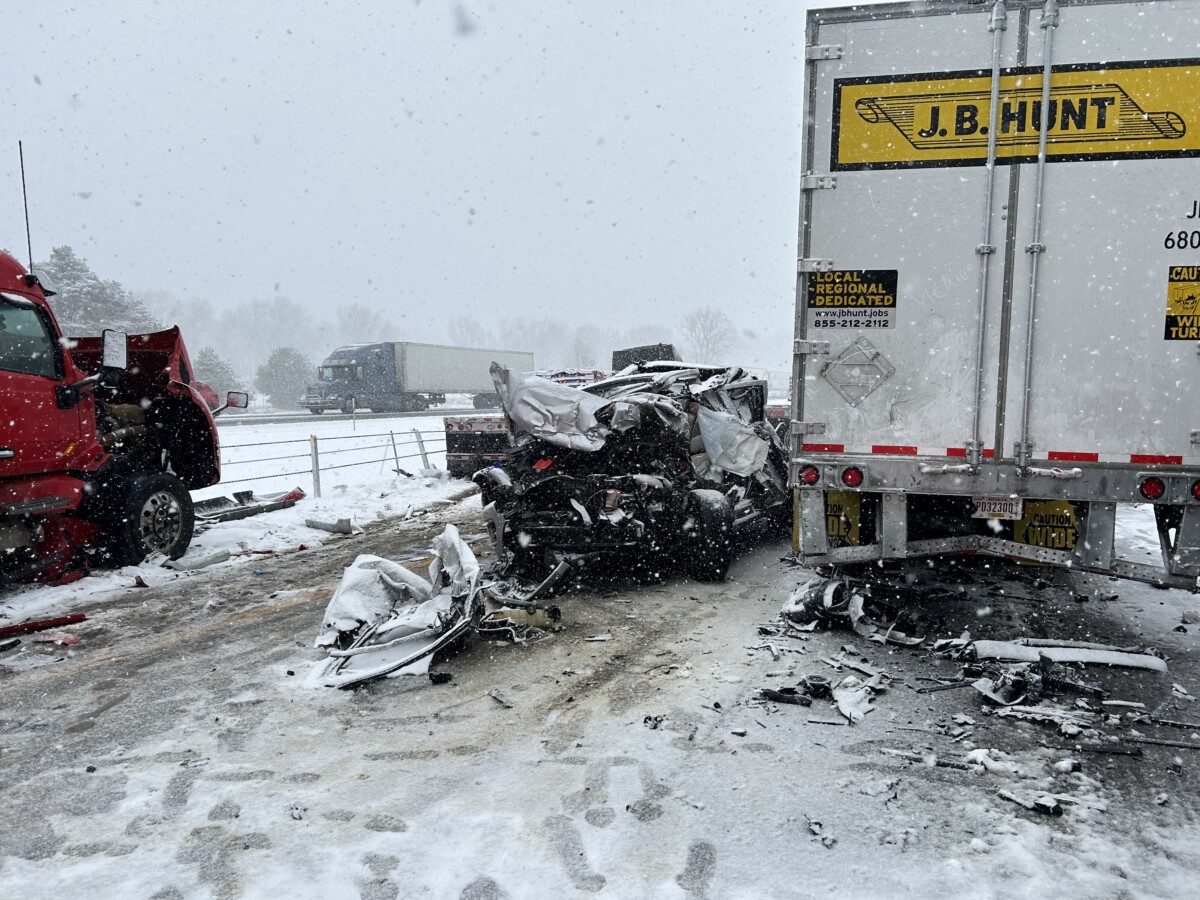 Michigan State Police Respond To Massive Pileup On I-94 Near Kalamazoo