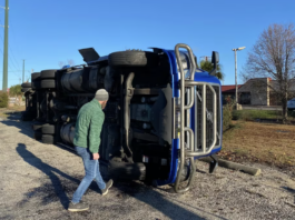 27 vehicles damaged in fiery semi-truck crash at Tooele car