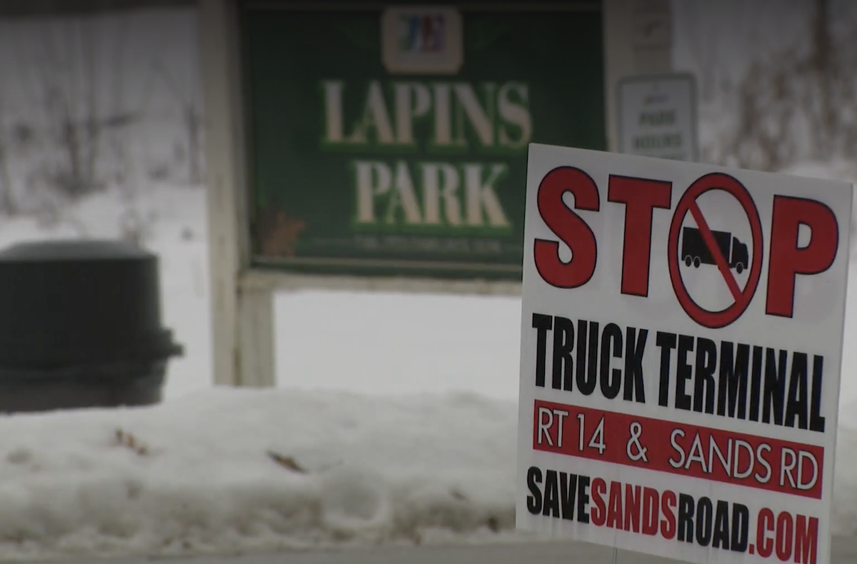 Trucking company can’t use their land for truck parking if nearby residents have anything to say about it