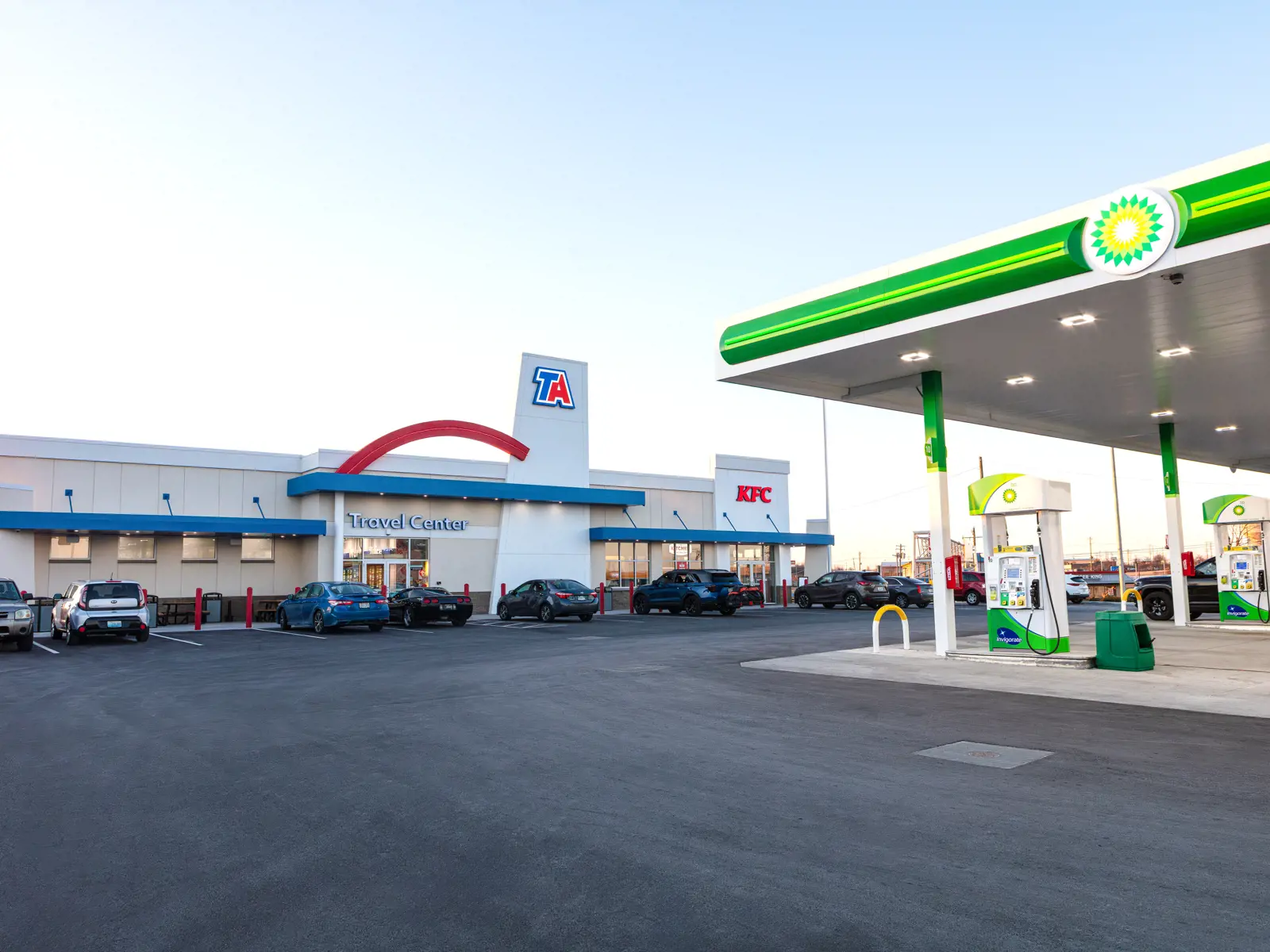 TA opens truck stop in Kentucky with 60 truck parking spots