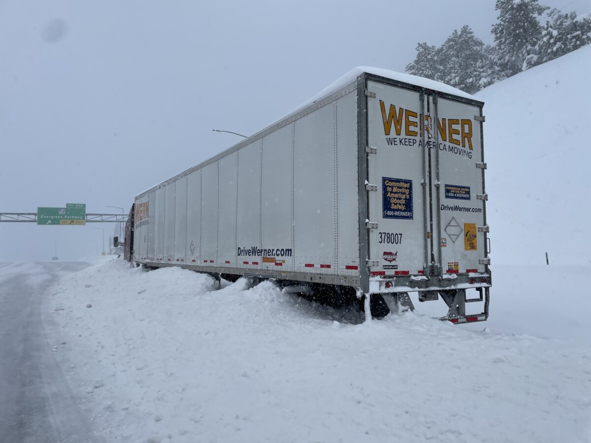 Colorado issues truck travel restrictions due to snowstorm