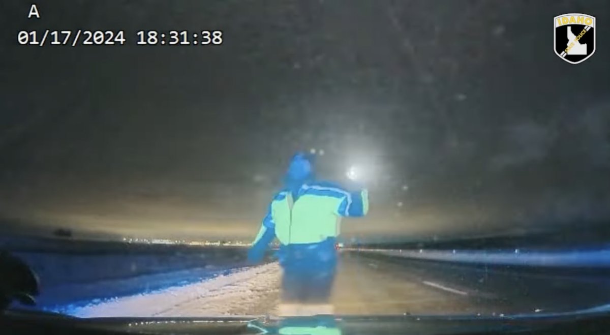 Dash cam shows Idaho trooper running for his life from ‘inattentive semi-driver’