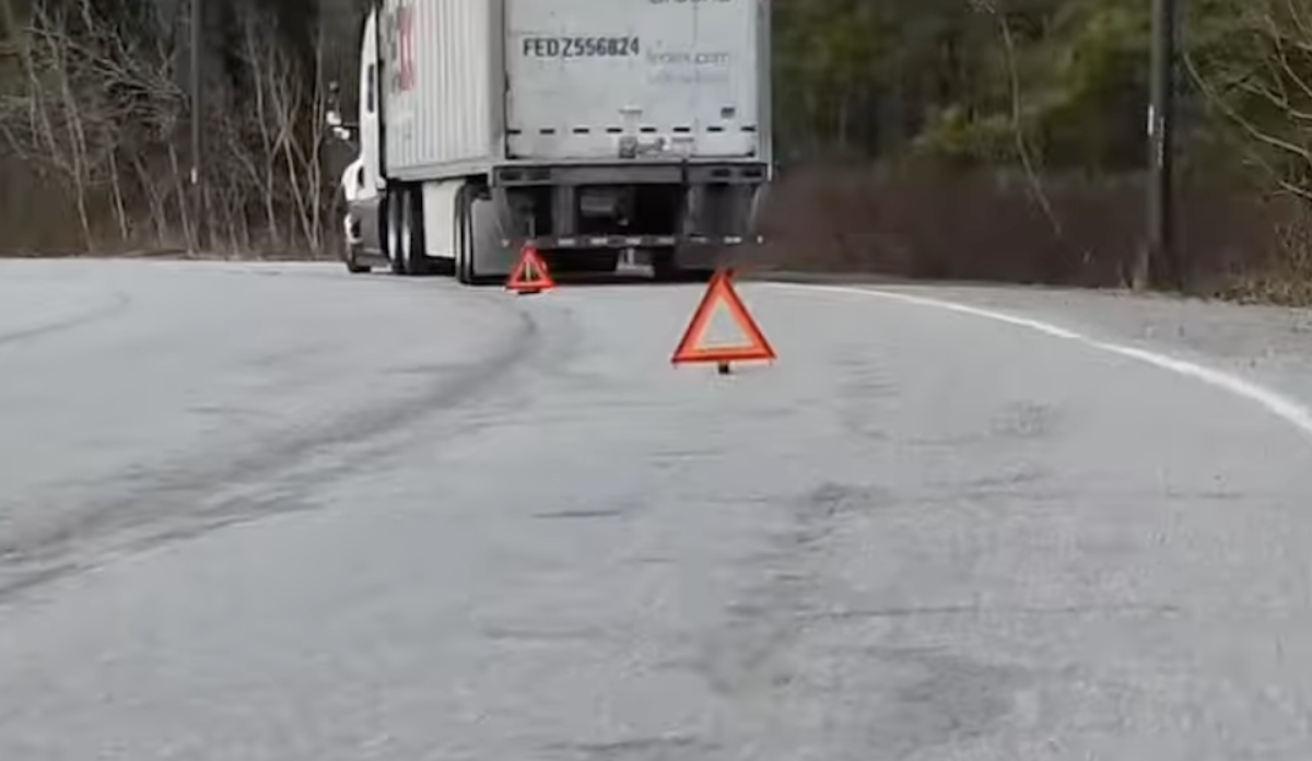 Driver leaves fellow trucker dead on shoulder