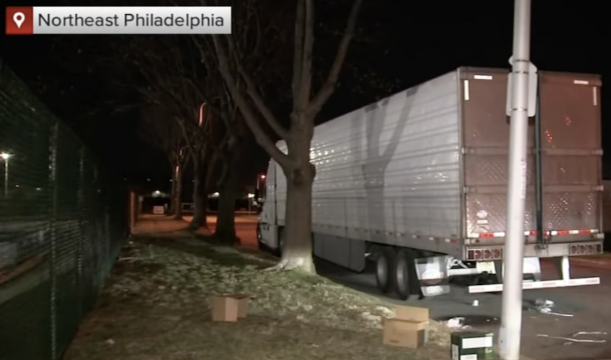 Philadelphia thieves take off with load of bourbon as trucker sleeps