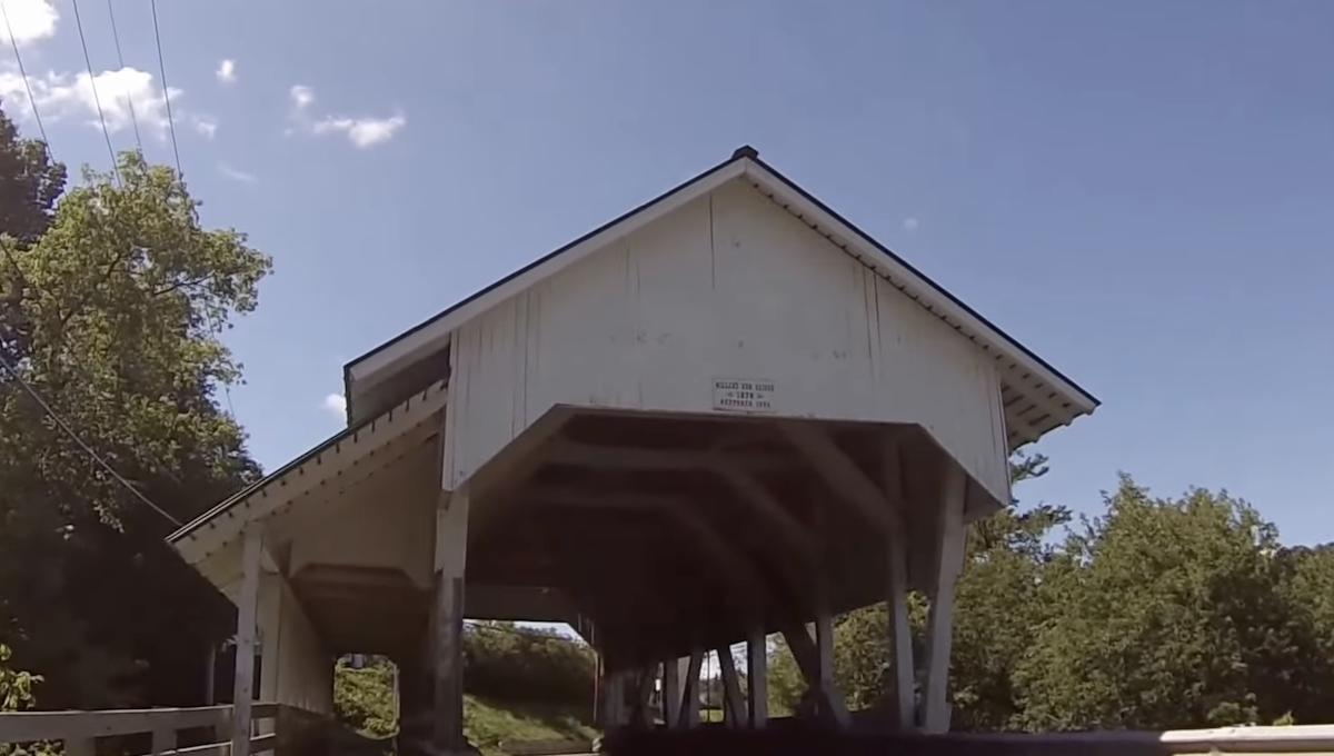 “People would go in the river” blindly following their GPS, covered bridge advocate says