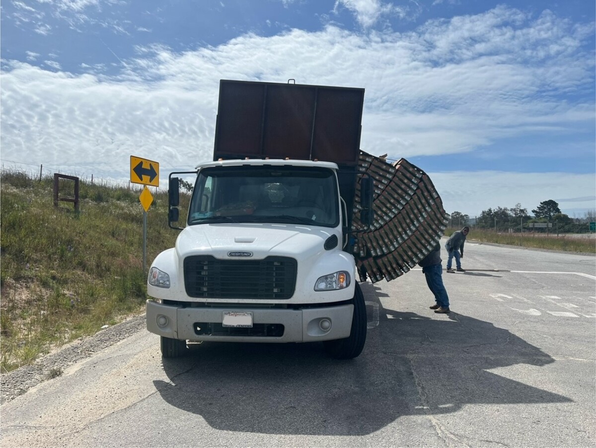 CHP helps strawberry hauler with load securement