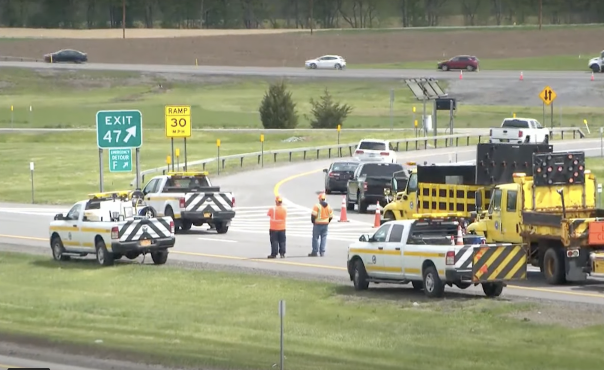 NYS Thruway worker fatally struck by big rig while setting up work zone