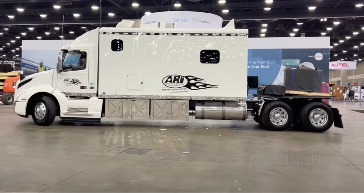 Take a video tour of this ultra large 192″ sleeper Volvo VNL