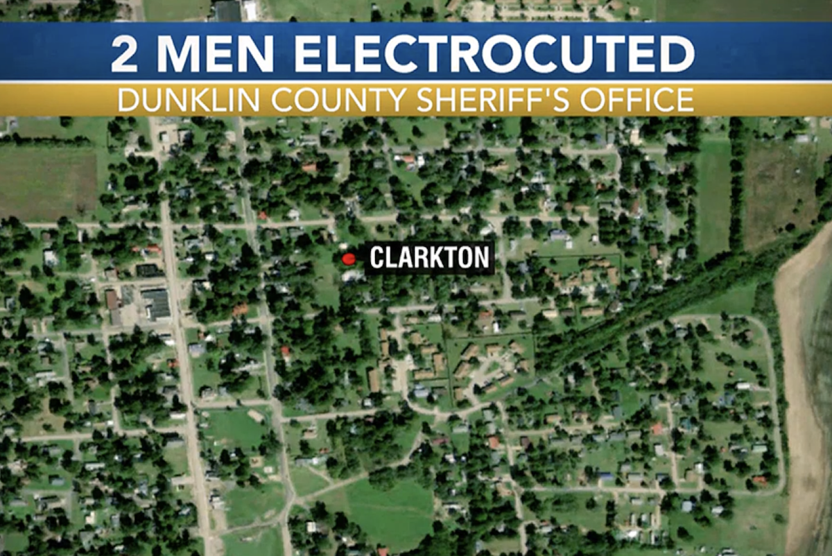 Two men electrocuted in dump trailer accident