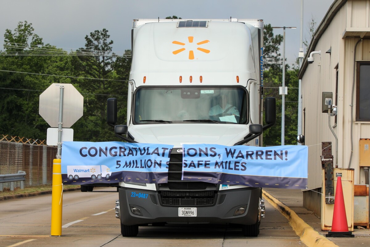 Walmart truck driver achieves remarkable 5 million safe miles