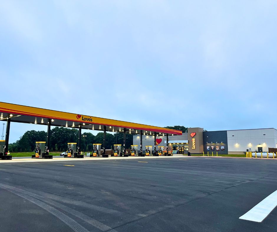 Love’s opens North Carolina truck stop with 76 truck parking spaces