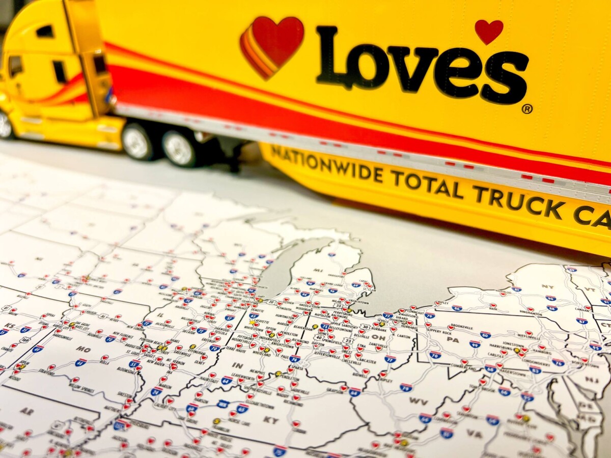 Love’s adds 108 truck parking spots with new Ohio truck stop