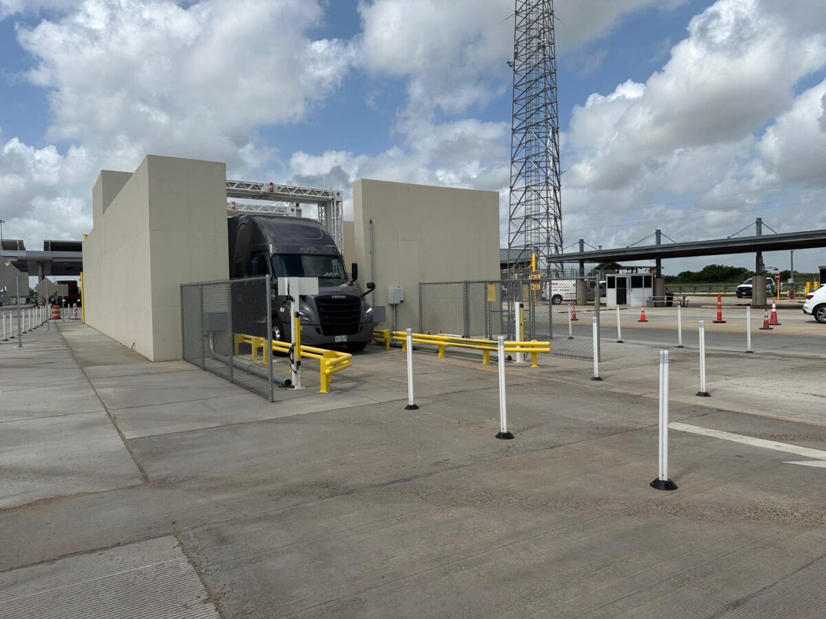 Commercial vehicle X-ray inspection system now in use at I-35 checkpoint