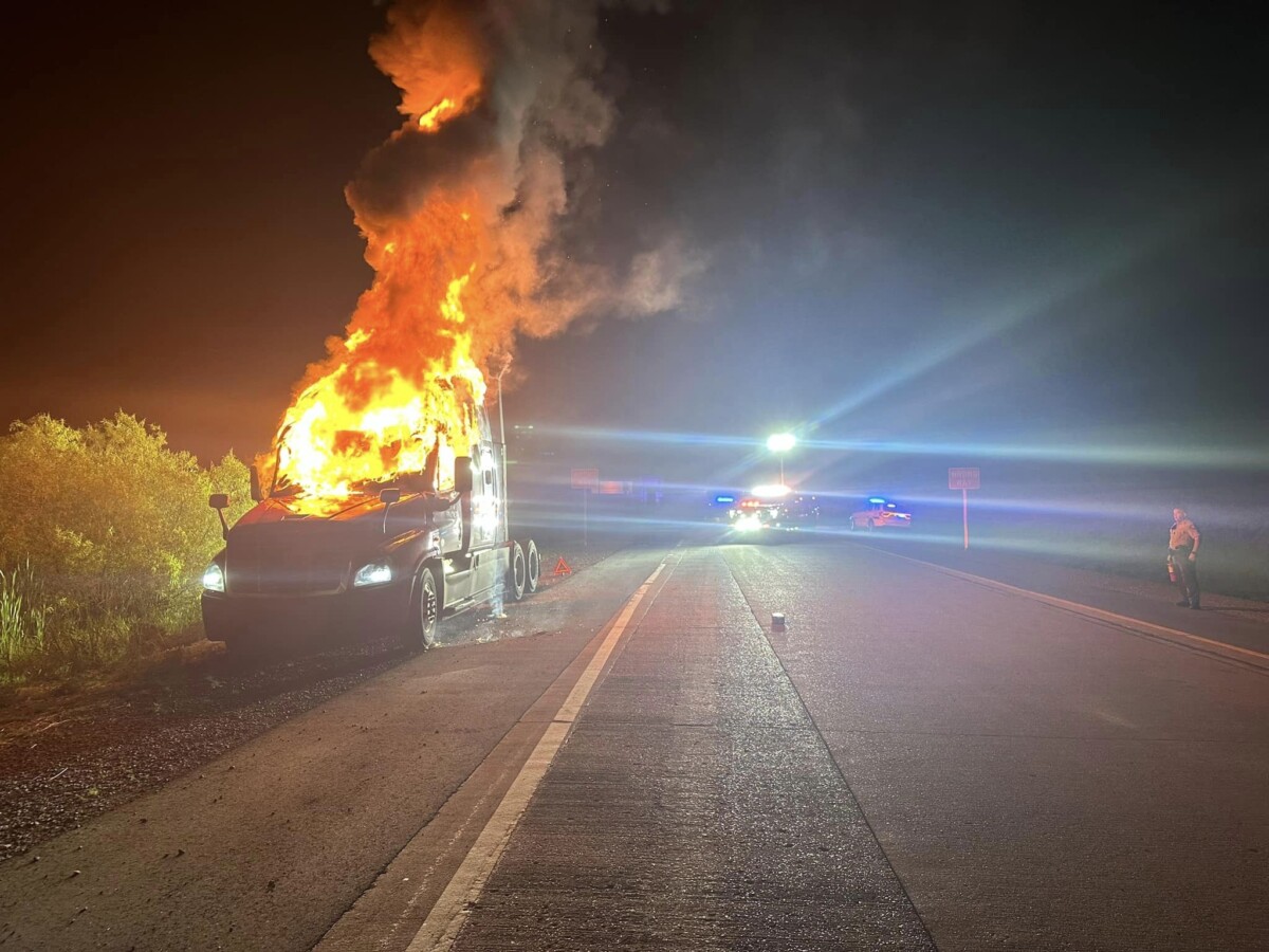 Semi truck fire along Tennessee interstate deemed ‘suspicious’