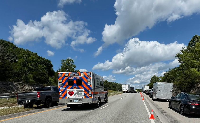 Tesla driver dead after colliding with disabled big rig in the left lane of an Indiana interstate