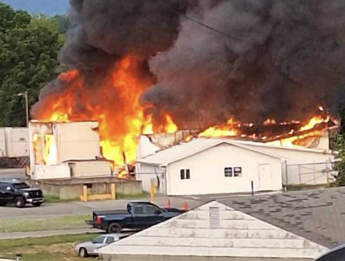 Tennessee trucking facility destroyed by fire