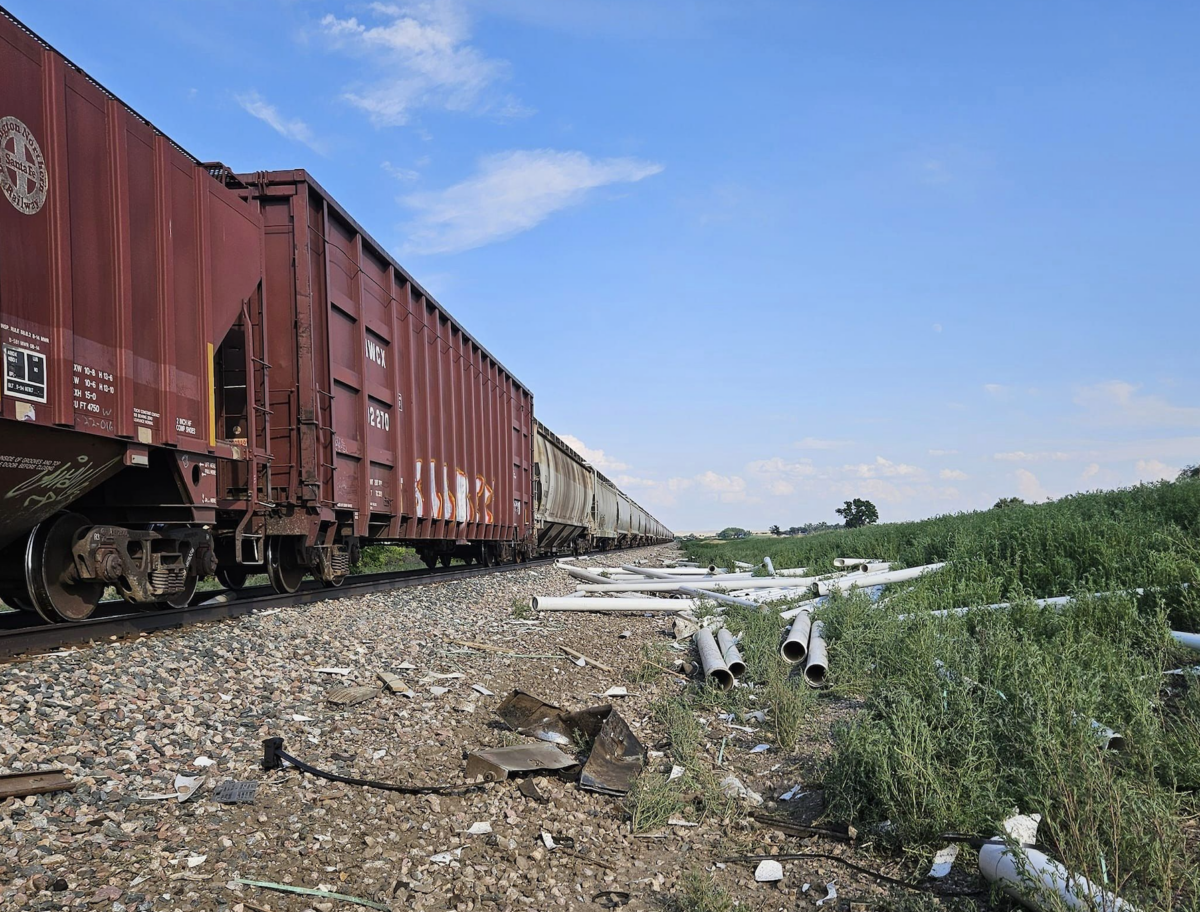 Two ejected, one dead, when semi truck driver tried to beat train, Nebraska sheriff says