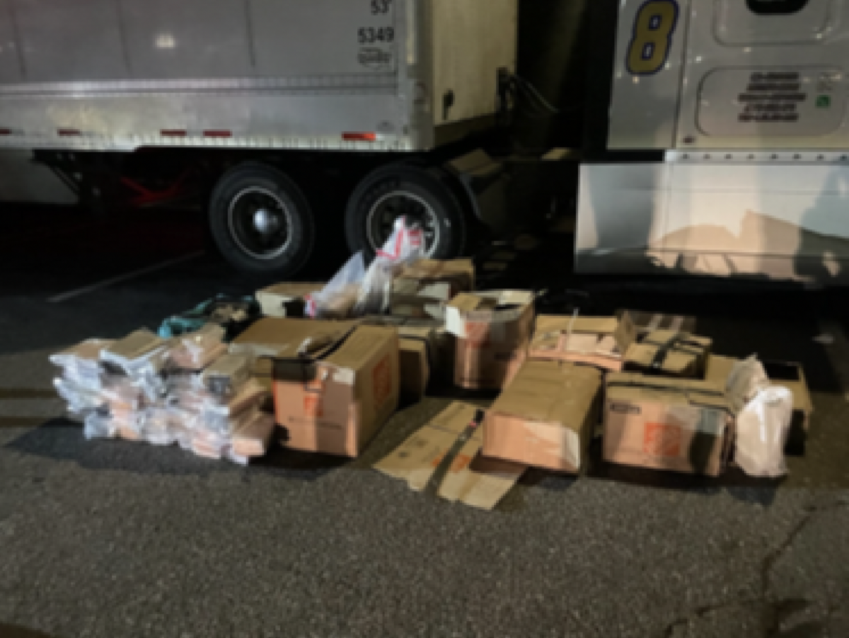 Undercover agents intercept $10.5 million in cocaine from semi truck during sting operation