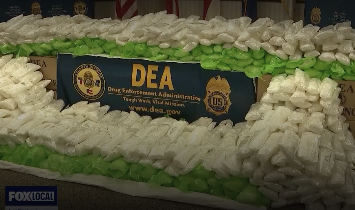 DEA’s 3rd largest meth seizure ever found in “very confident” Georgia-bound tractor trailer