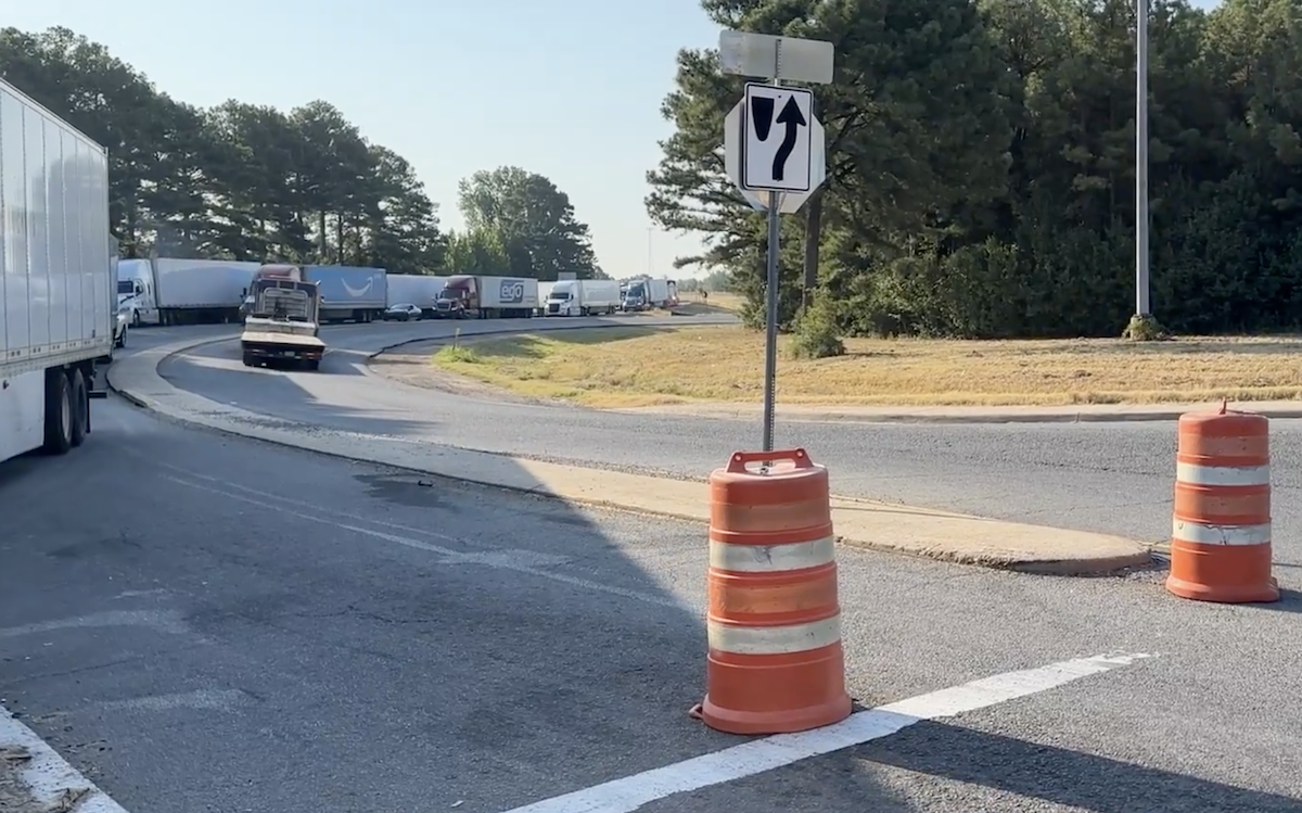 Driver dead after crashing into semi truck hauling rockets in low visibility