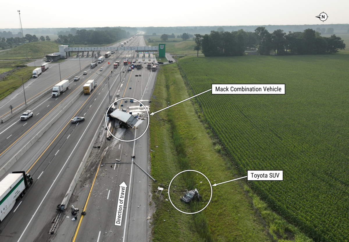 Feds confirm that new toll plaza played a part in Ohio Turnpike crashes that killed four