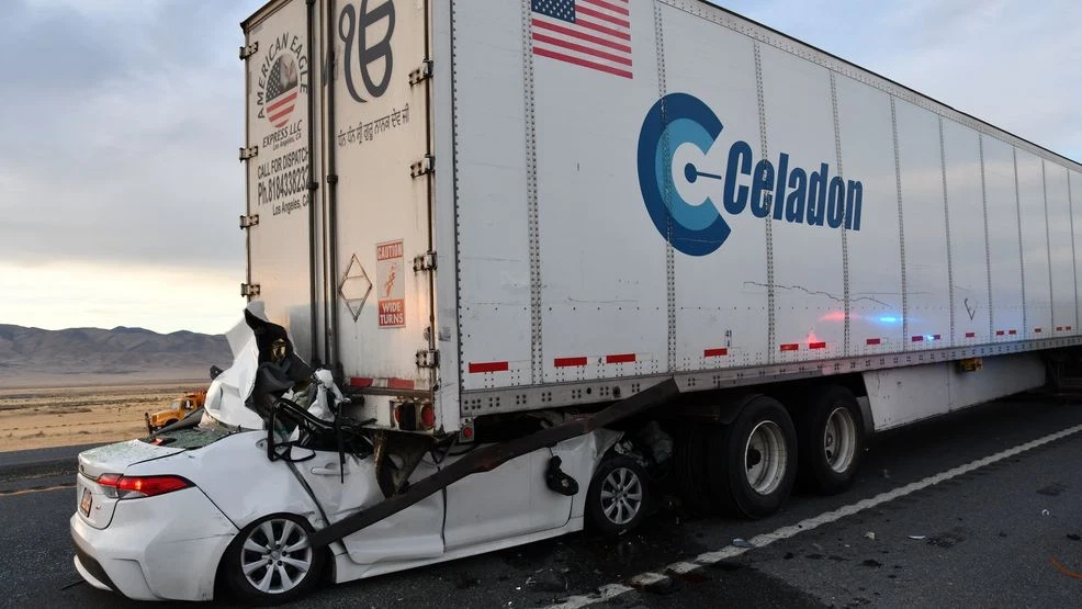 Motorist killed in rear-end crash with semi trailer on Nevada interstate