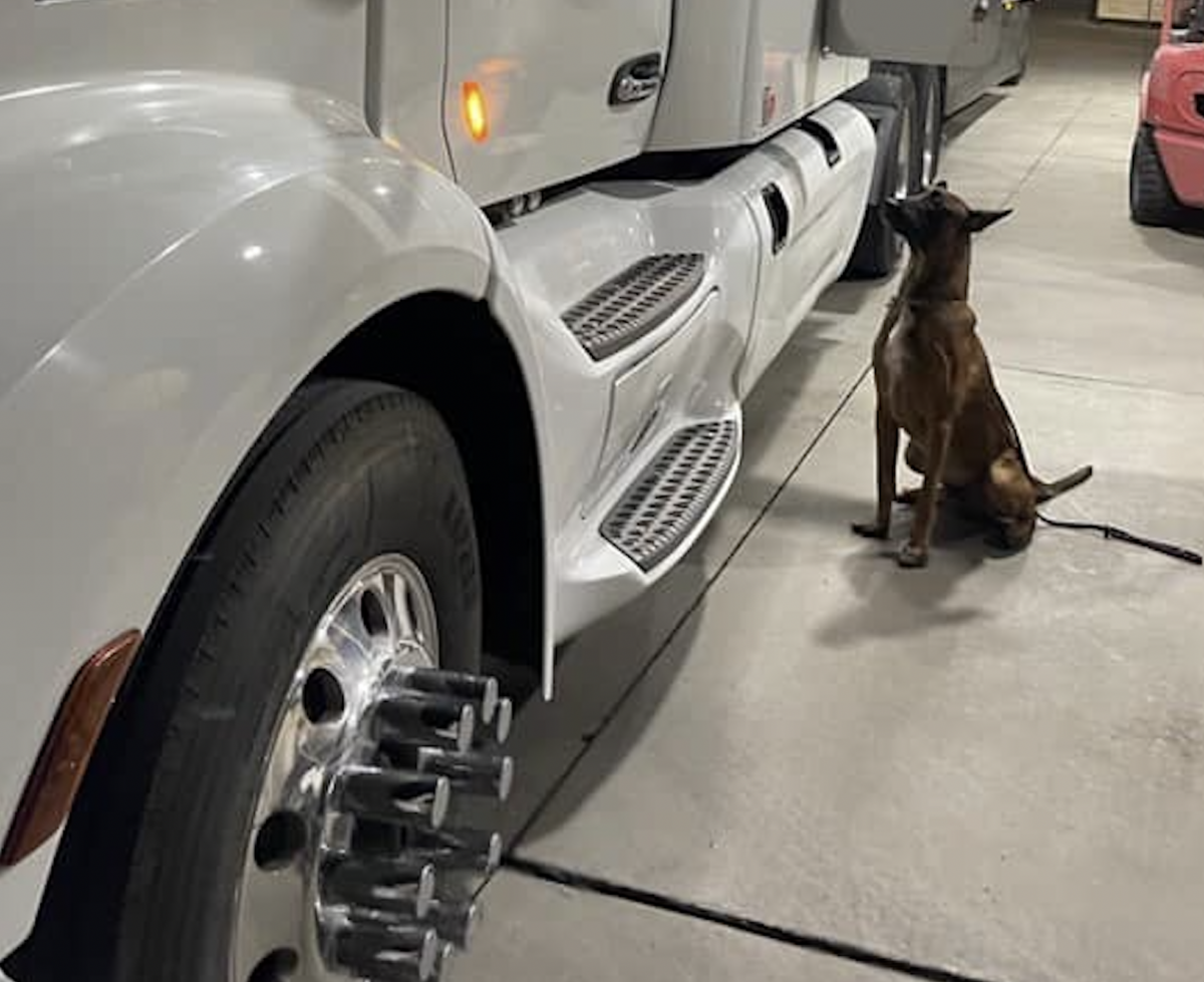 Border Patrol sniffs out 825 pounds of liquid meth in semi truck’s fuel tanks