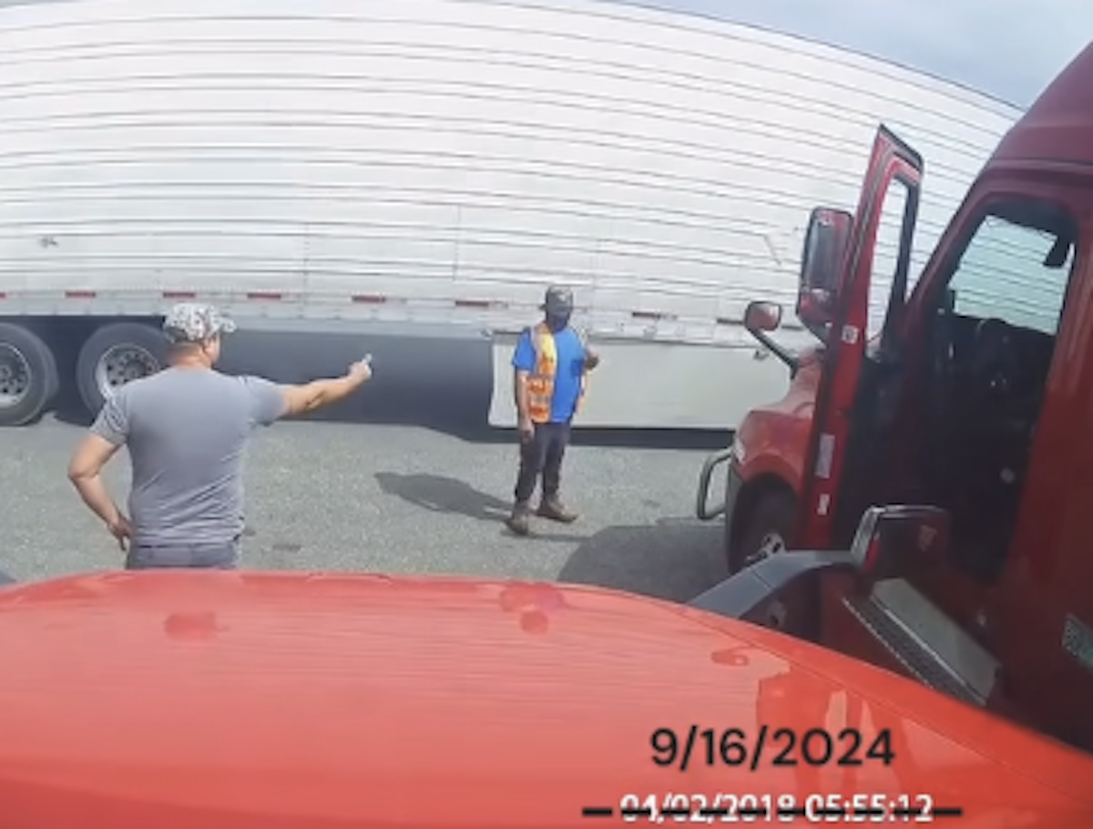 Trucker saves fellow driver from getting smacked by tractor trailer but can’t save his rig