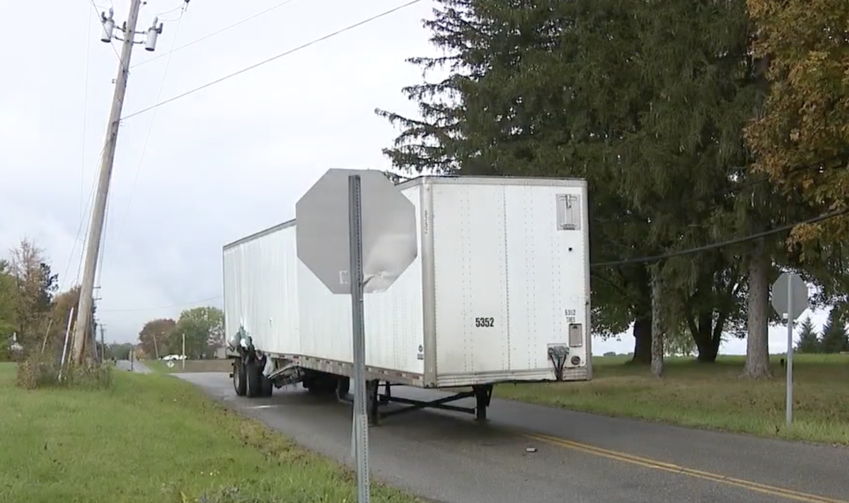 Driver admits to using meth before dumping trailer and hiding in barn