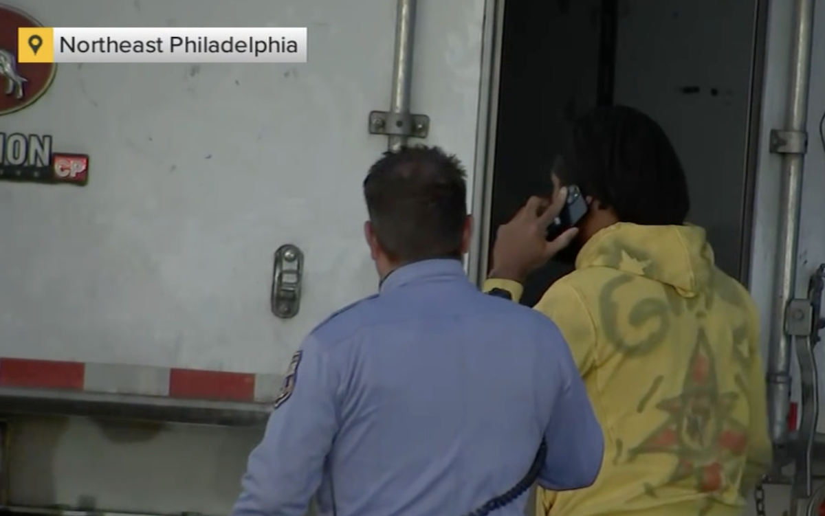 This time Red Bull was stolen from a semi truck parked in Philadelphia