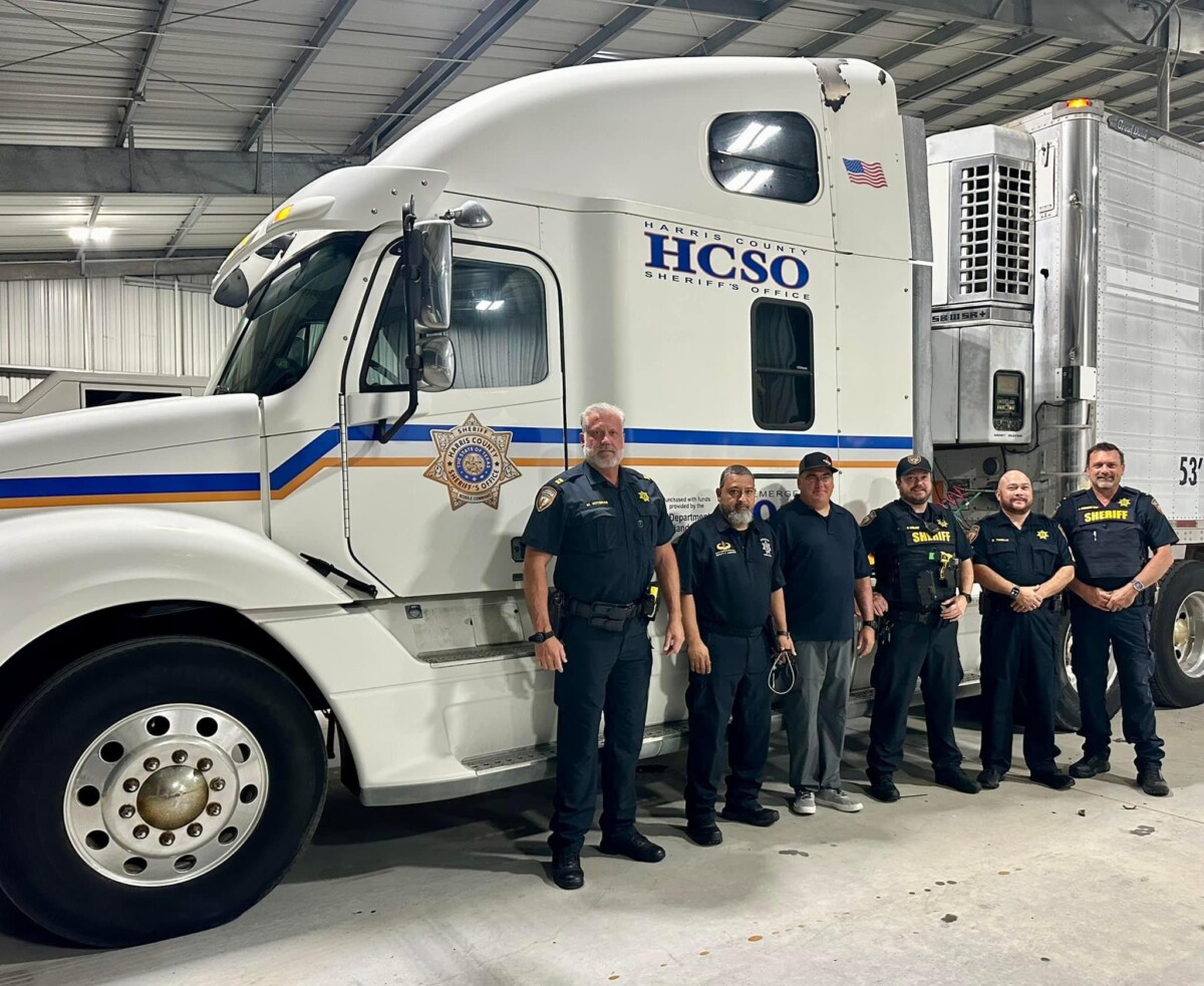 Texas Sheriff’s Office uses semi trucks to deliver disaster relief and Christmas cheer