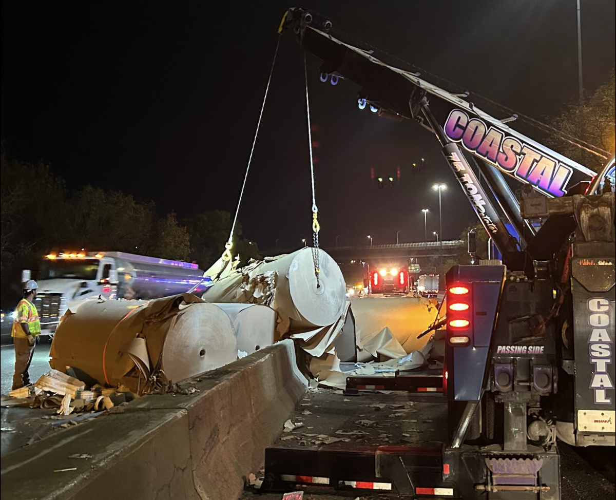 Truck driver charged after load of industrial paper rolls shifted, toppling semi, Virginia troopers say