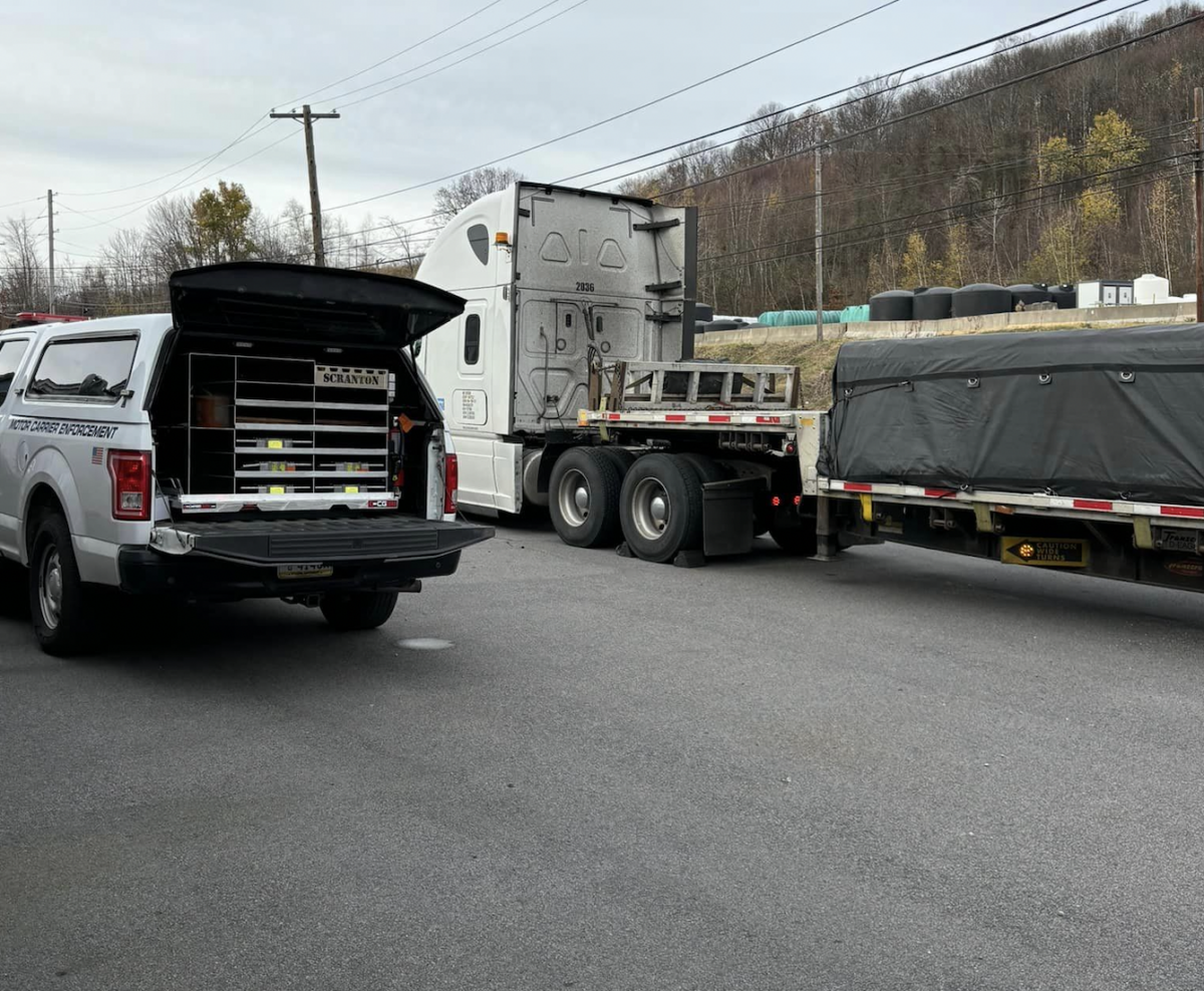 Scranton police nab semi driver for major weight violation, trailer last registered in 1999, more