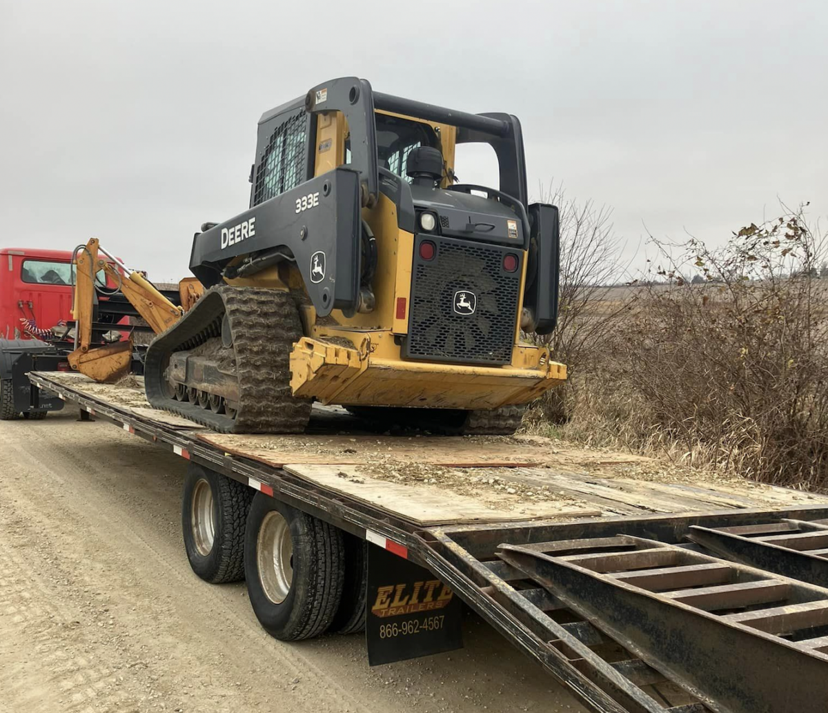 Iowa State Patrol nabs truck driver for no chain equipment haul