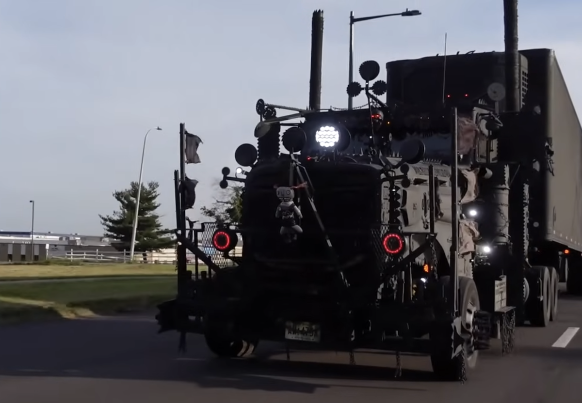 This wicked work truck is still cruising around