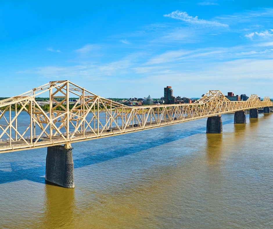 Reduced commercial vehicle weight limits go into effect on Louisville bridge