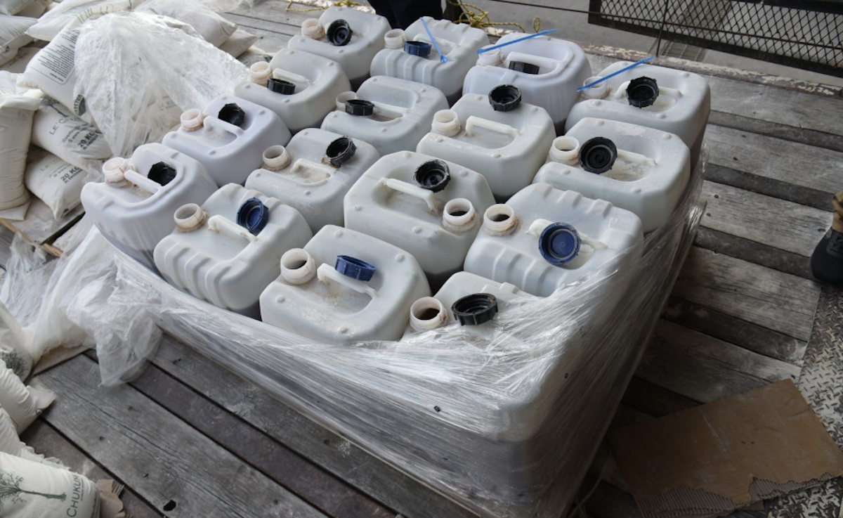 Nearly $7M in meth found in shipment of water jugs