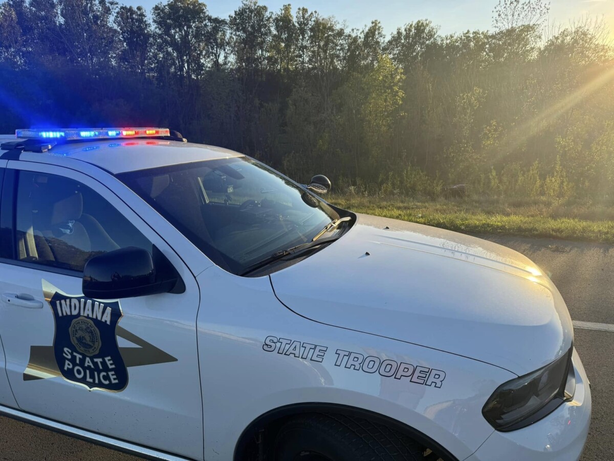 Troopers say pothole toppled semi truck hauling two bobtails on Indiana interstate