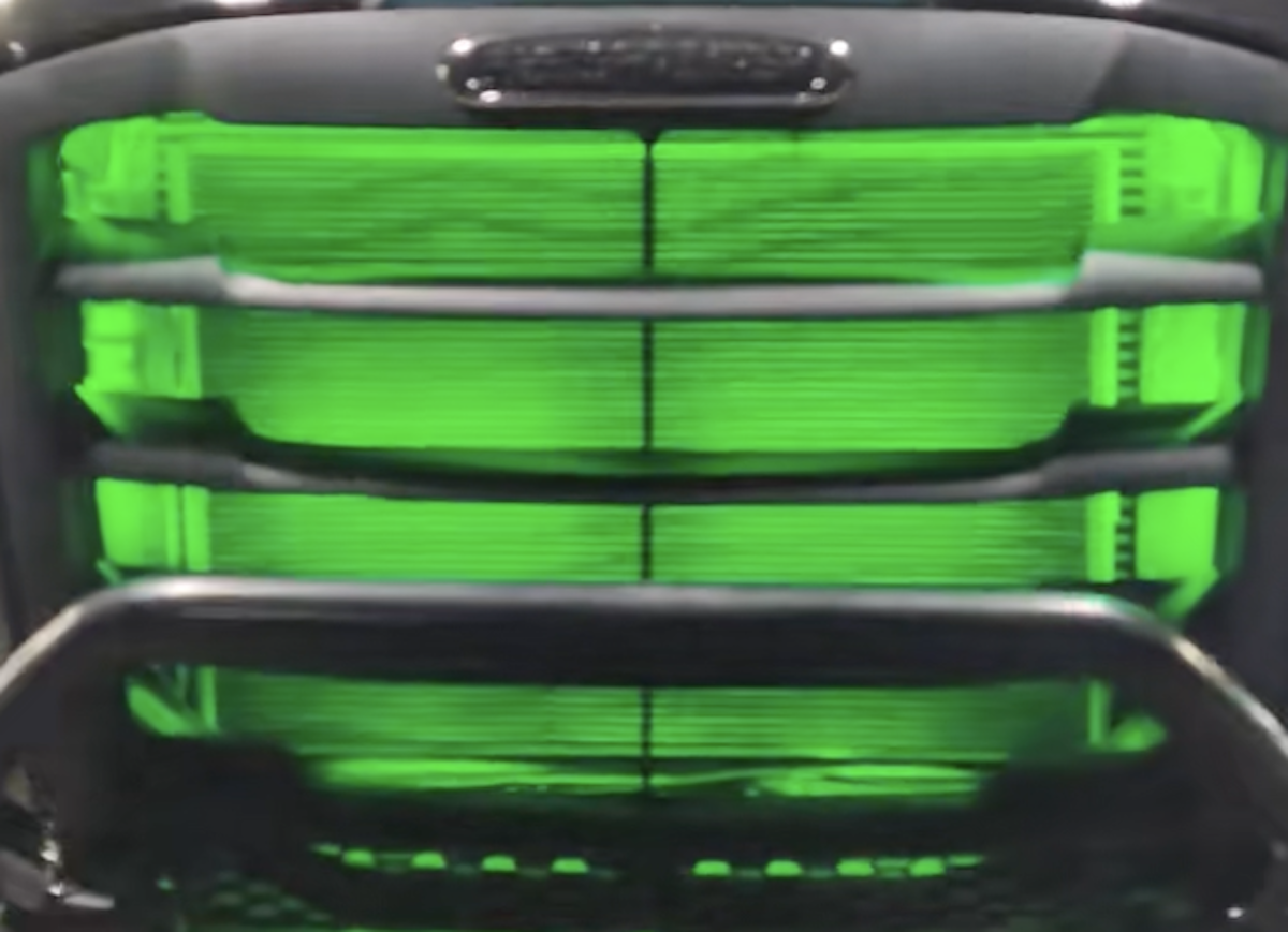 This driver might be the biggest Eagles fan ever