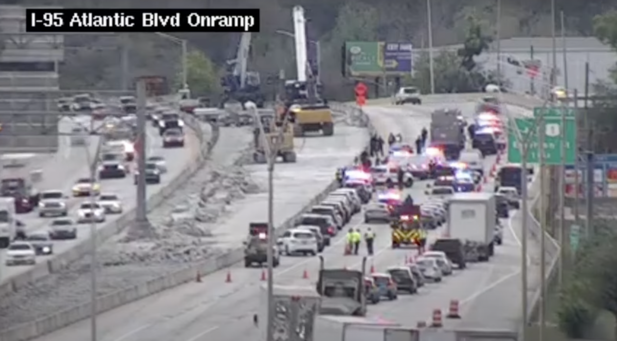 Off-duty cop fired multiple shots at semi truck on I-95 in Florida, sheriff says