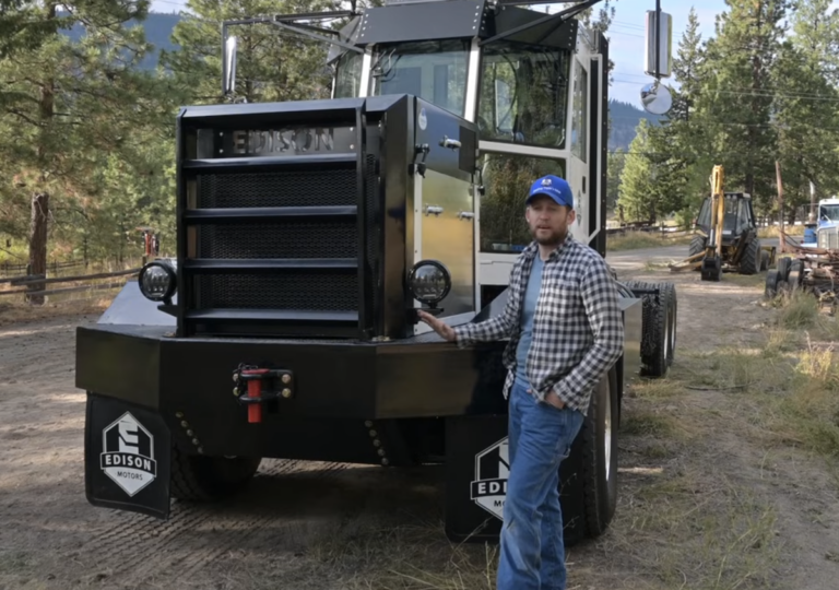 This Edison Motors Diesel Electric Hybrid Truck Doesn T Even Look Real
