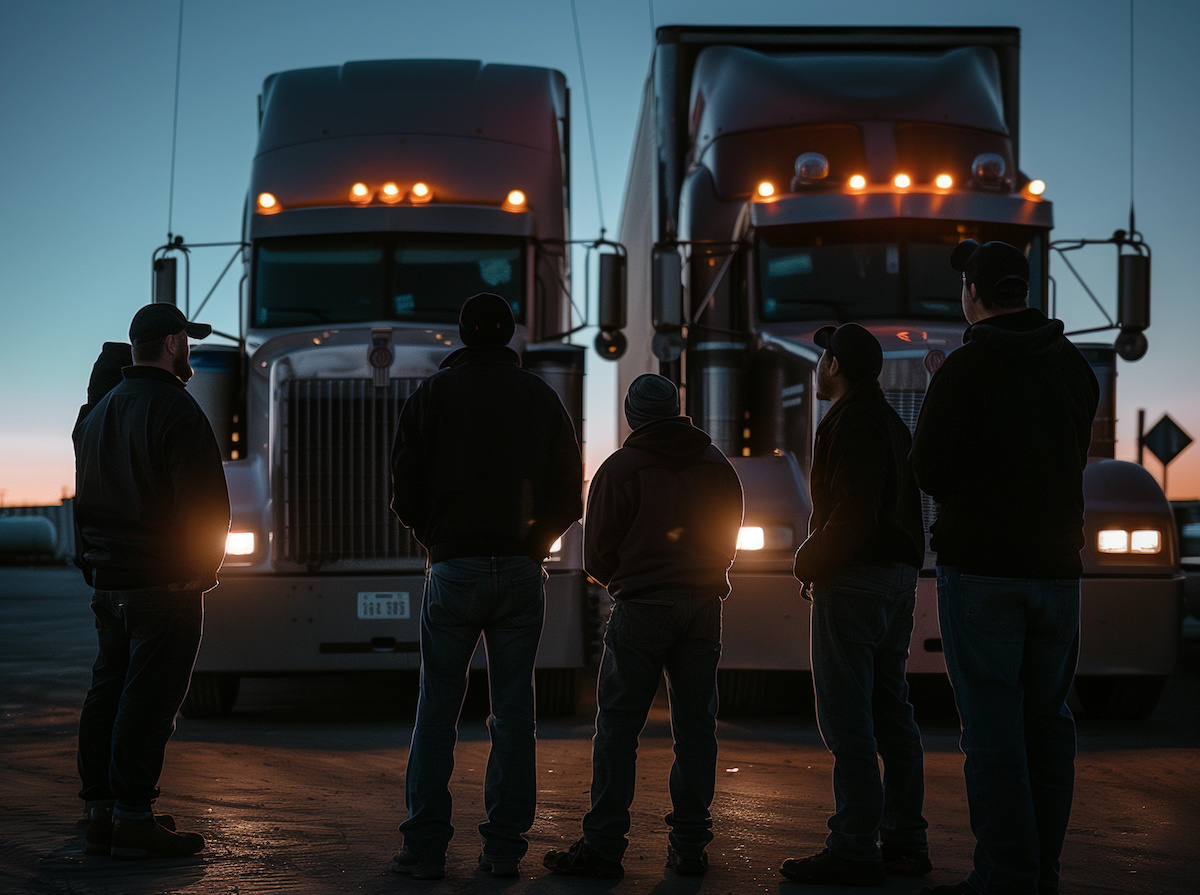 Truck driver wages rose 16% in the first quarter of 2025, one study claims