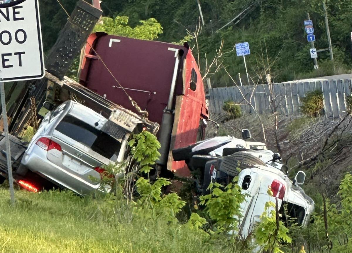 Driver who flipped car hauler had non-US ID, no CDL, stole rig from unknowing owner