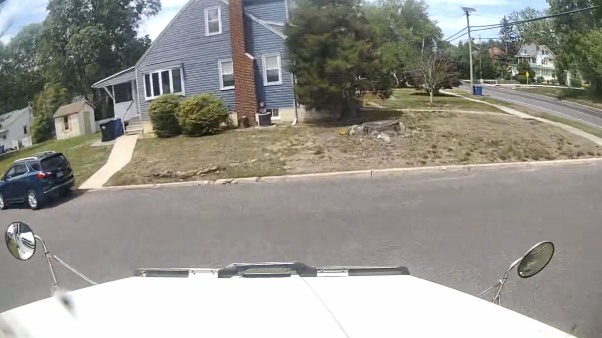 Dash cam shows dump truck crashing into occupied house as driver suffers suspected seizure